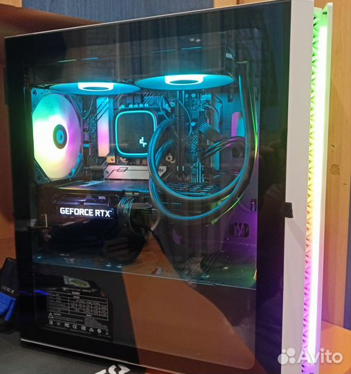 Игровой компьютер (i3 10100f, RTX3050)argb