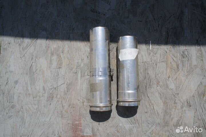 Переходник на коаксиальную трубу 75мм