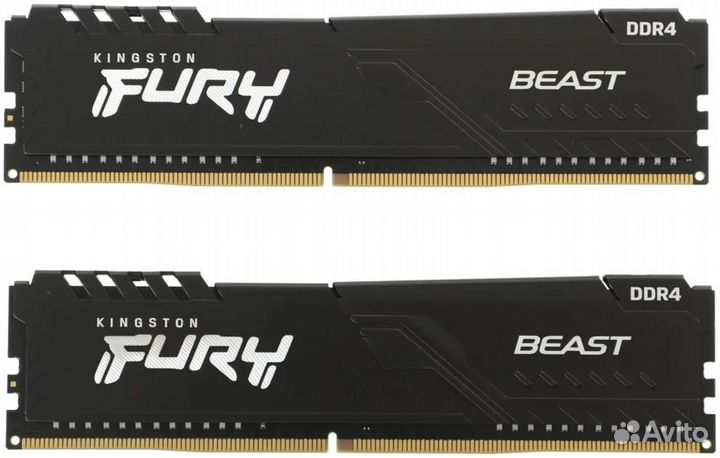 Оперативная память Kingston fury Beast Black KF432