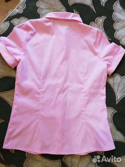 Рубашка 146 раз.с кор.рукавом,на девочку