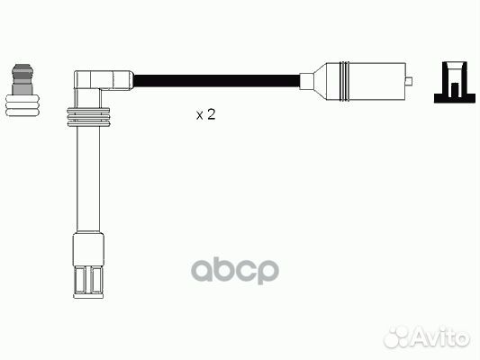 Провода высоковольтные rcad1102 2348 NGK