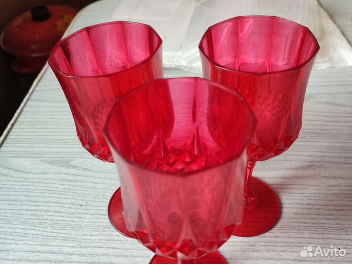 Фужеры для вина из пластика