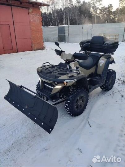 Снегоуборочный отвал Atv на квадроцикле Linhai 550