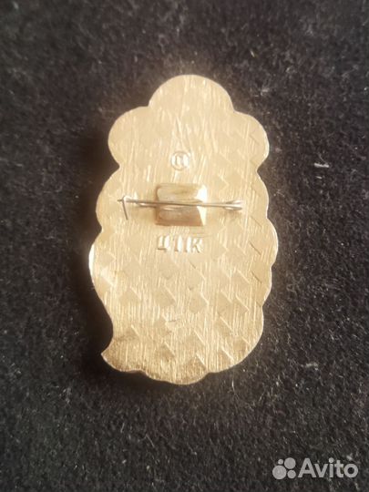 Значок СССР. Дед Мороз