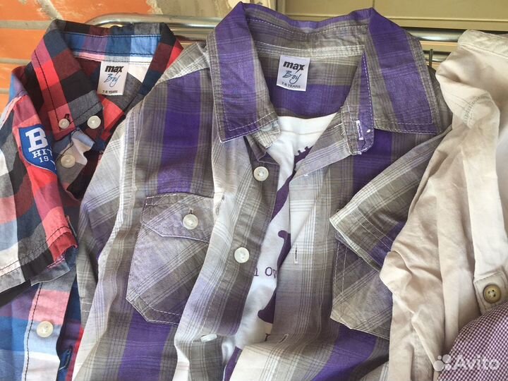 Рубашки Zara, Benetton, Mexx