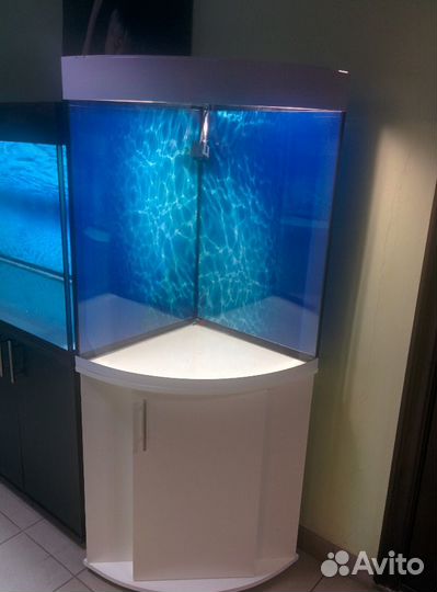 Аквариум 180 белый башня угловой биофильтр тумба
