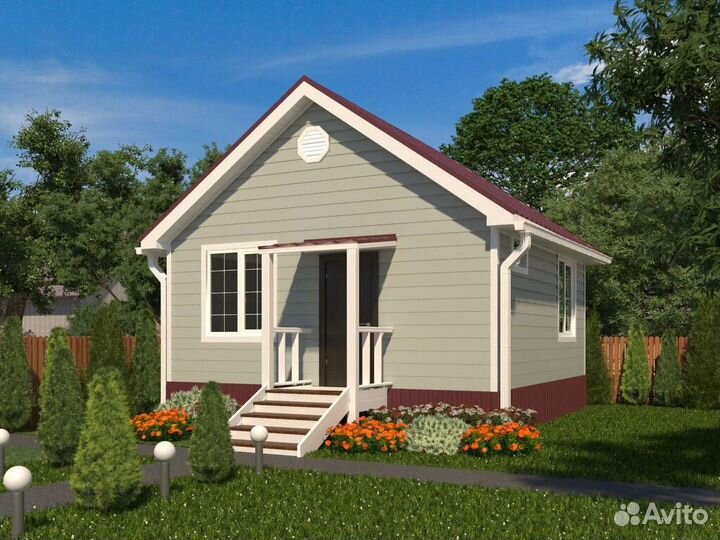 Каркасный дом 60 м²