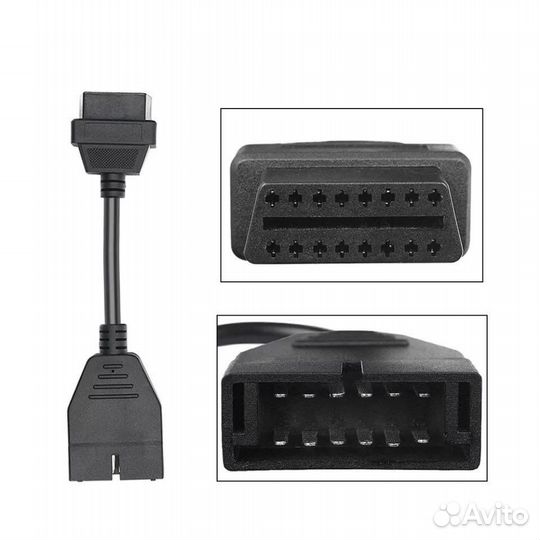 Переходник GM 12pin to OBD2 16pin