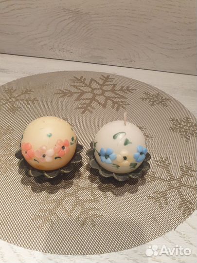 Свечки с подсвечниками