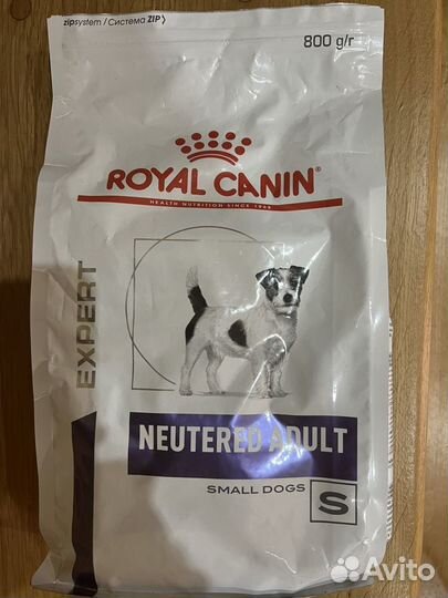 Корм для собак royal canin neutered adult