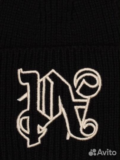Шапка Palm Angels Monogram Beanie