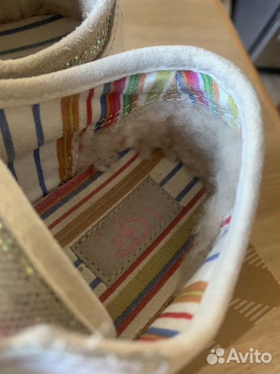 Кеды UGG белые для девочки 32 размер