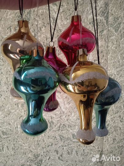 Елочные игрушки СССР 50шт одним лотом