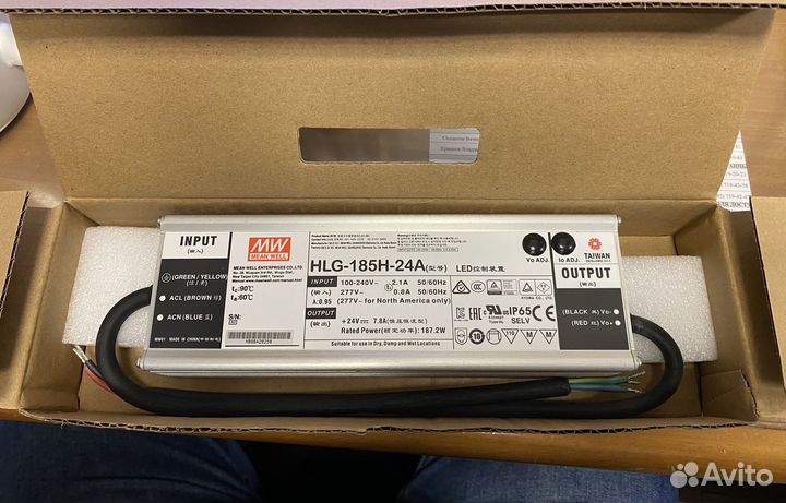 Блок питания Mean Well HLG-185H-24A