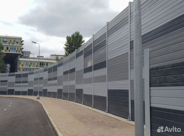 Шумозащитные экраны, заборы звукоизоляционные