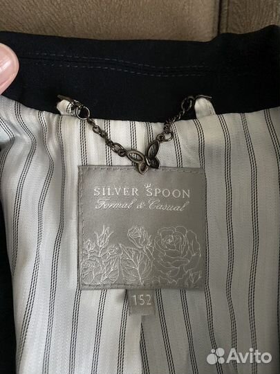 Пиджак для девочки 152 silver spoon