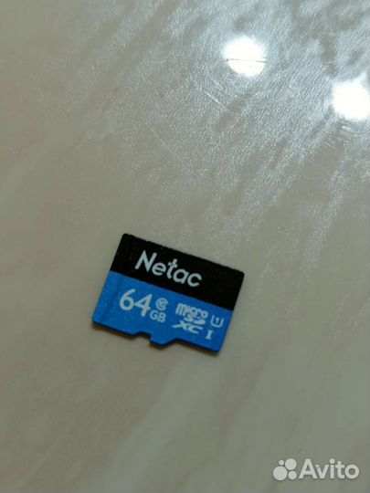 Карта памяти MicroSD 64gb netac
