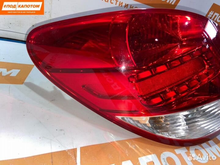 Фонарь задний левый Peugeot 207 рест. 2010