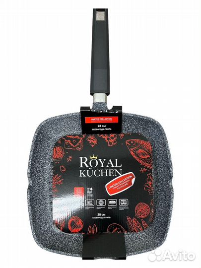 Сковорода гриль новая