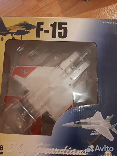 Металлическая модель самолета Sky Guardians F-15