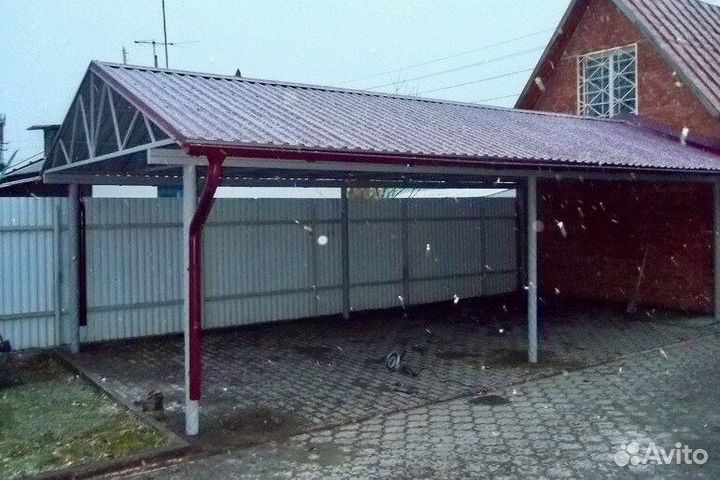 Навесы из профлиста