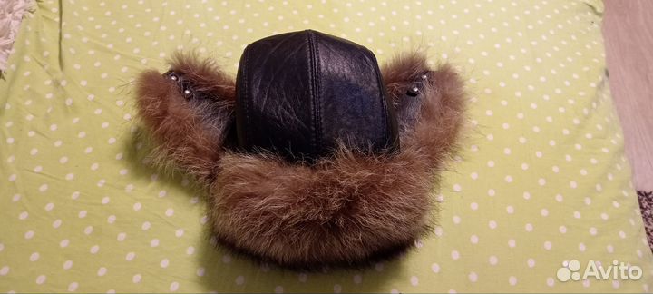 Мужская зимняя шапка ушанка меховая