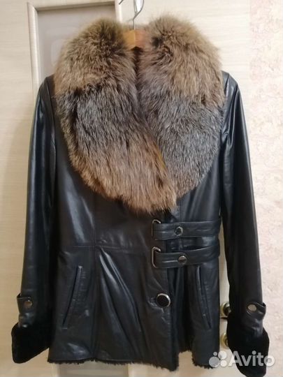 Дубленка натуральная женская 44 46