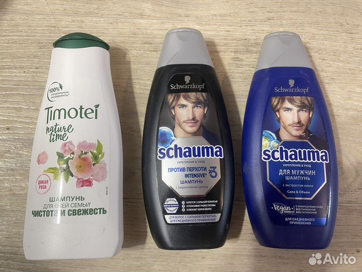 Шампунь schauma и timotei 380мл