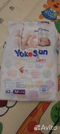 Подгузники Yokosun m 5-10 кг