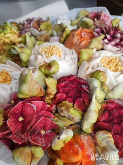 Зефир ручной работы, зефирный букет