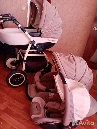 Коляска adamex 3 в 1 бу