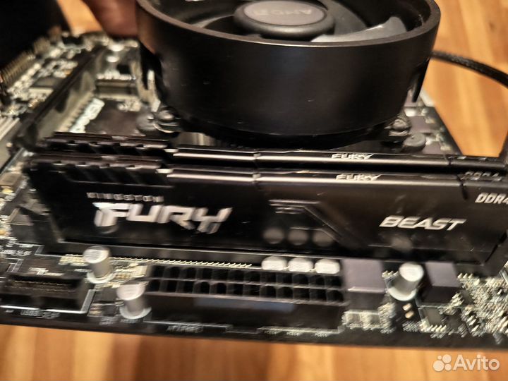 A320M+Ryzen 5500+16Gb 3200Mhz+Кулер