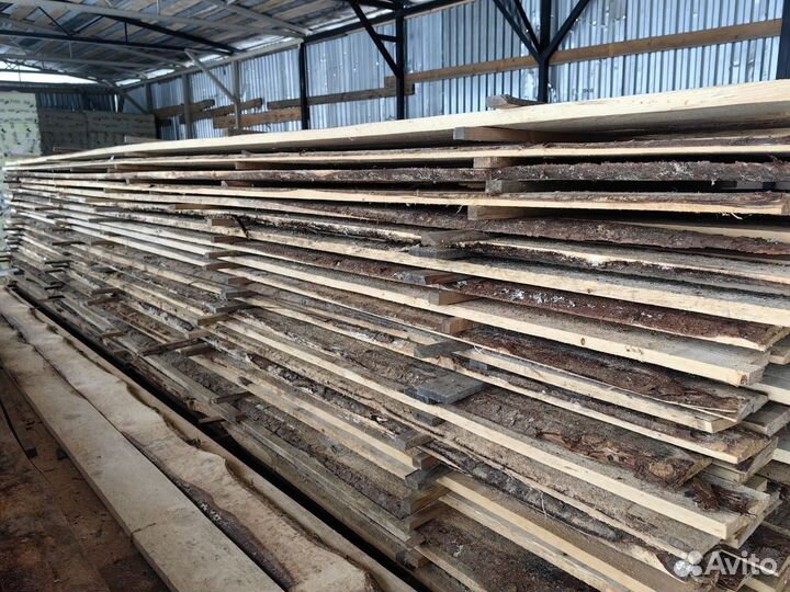 Доска обрезная 25х150х6000 3 сорт и брус