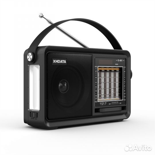 Радиоприёмник xhdata D-901 мп.3,Блютуз, фонарь
