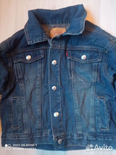 Джинсовая куртка levis детская
