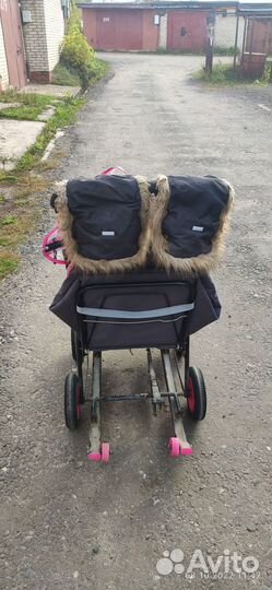 Детские санки коляска бу
