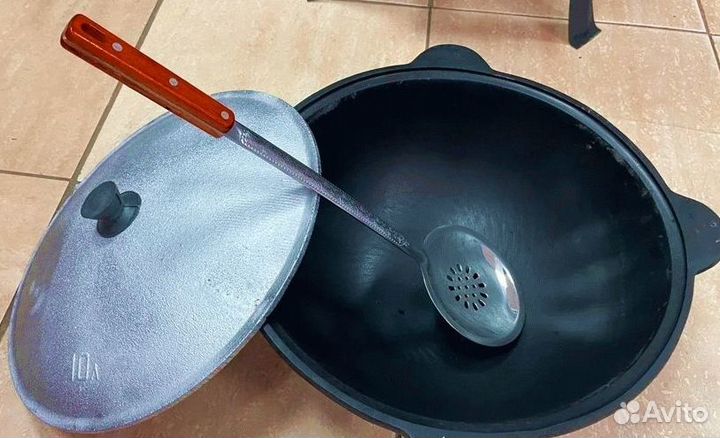 Узбекский чугунный казан