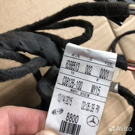 Mercedes дверная проводка bang olufsen