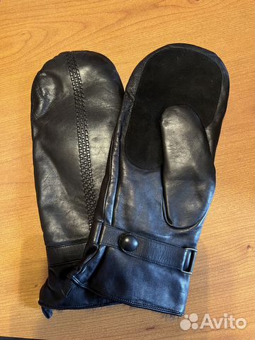 Варежки кожаные мужские