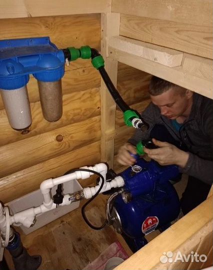 Установка водонагревателя