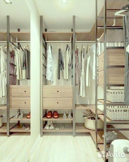 Гардеробные Лофт