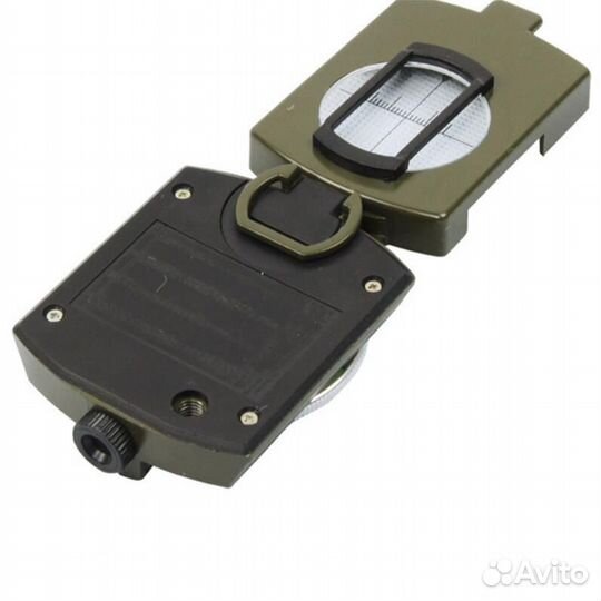 Компас армейский, жидкостный - алюминиевый корпус