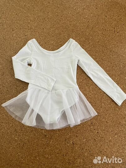 Купальник гимнастический белый