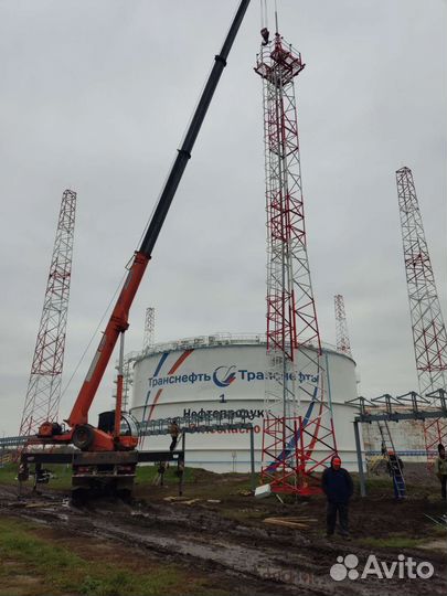 Монтаж высокомачтовых опор