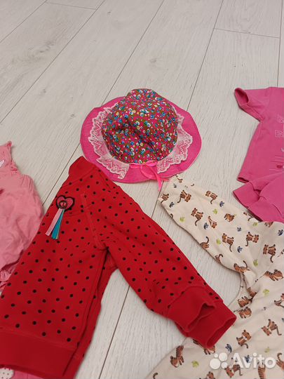 Одежда на девочку 3-12 мес пакетом