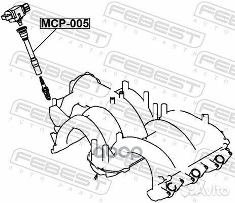 Наконечник катушки зажигания MCP-005 MCP005 Febest