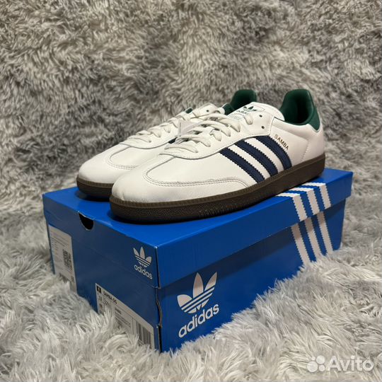 Adidas Samba OG White Navy Collegiate Green