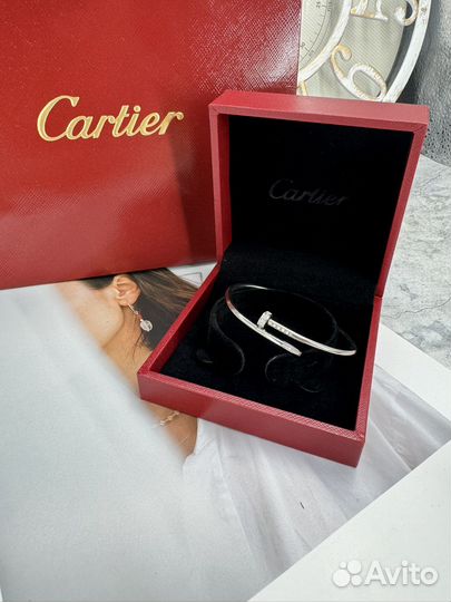 Браслет женский cartier гвоздь тонкий