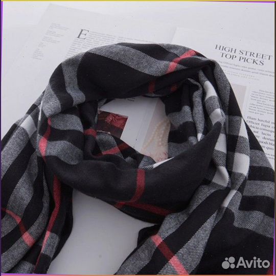 Тёплый шарф Burberry (Все расцветки)