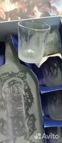 Штофы и графины СССР цветное стекло